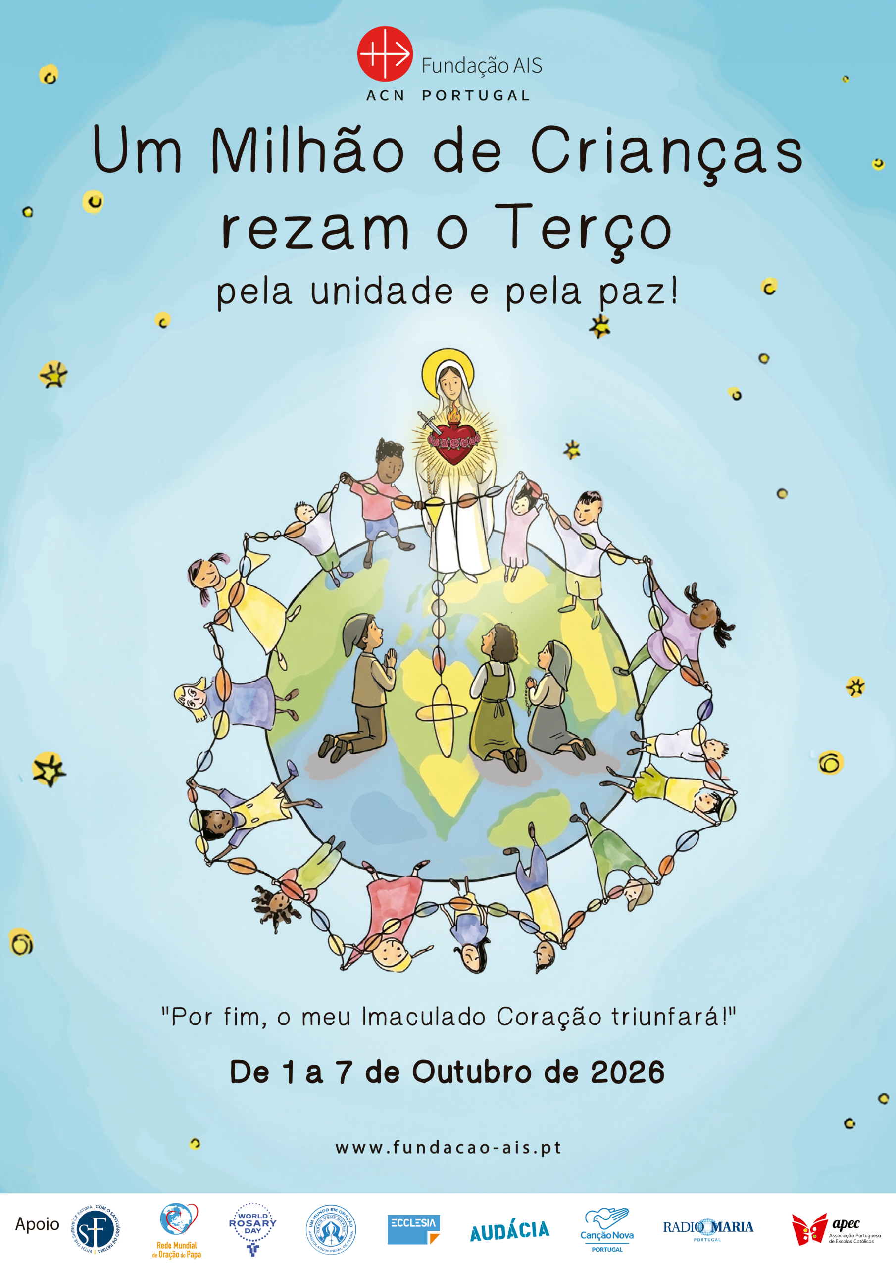 MMF Associa-se à Iniciativa «Um Milhão de Crianças rezam o Terço»